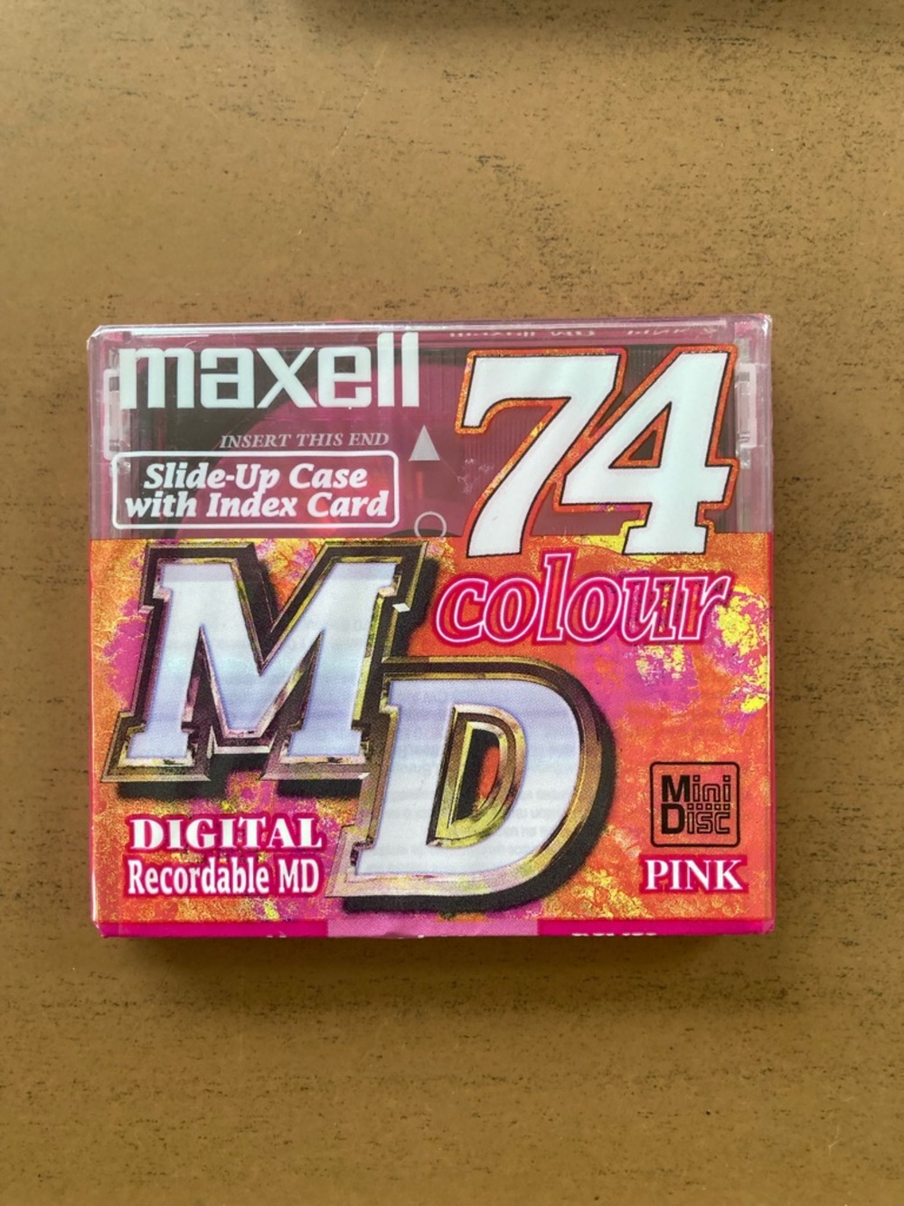 Maxell Pink 74-Minute Recordable MiniDisc (MD)